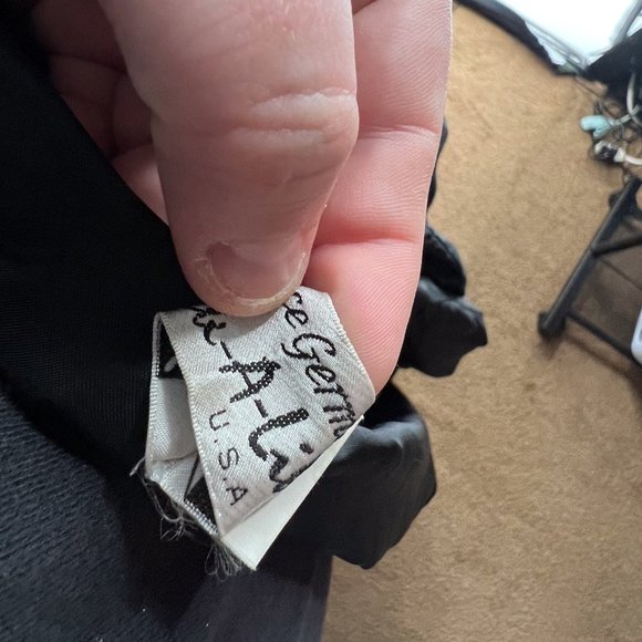 Vintage Red & Black Light Weight Novelty Horse Chariot Bomber Jacket - Size L - Picture 7 of 8